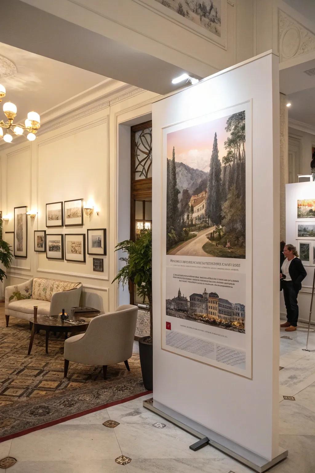 Artistic displays make memorable mementos.