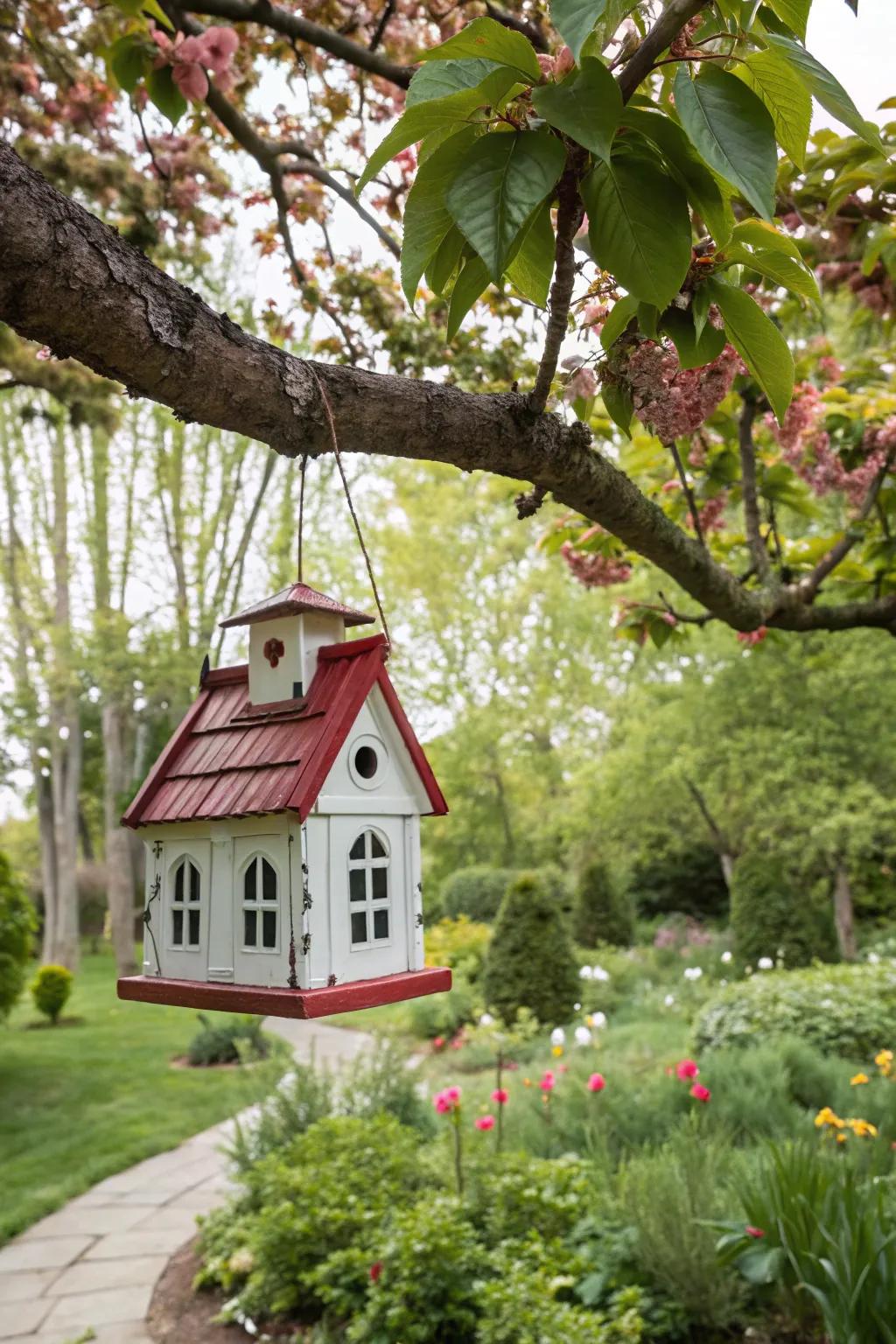 Birdhouses attract birds and bring life to your garden.