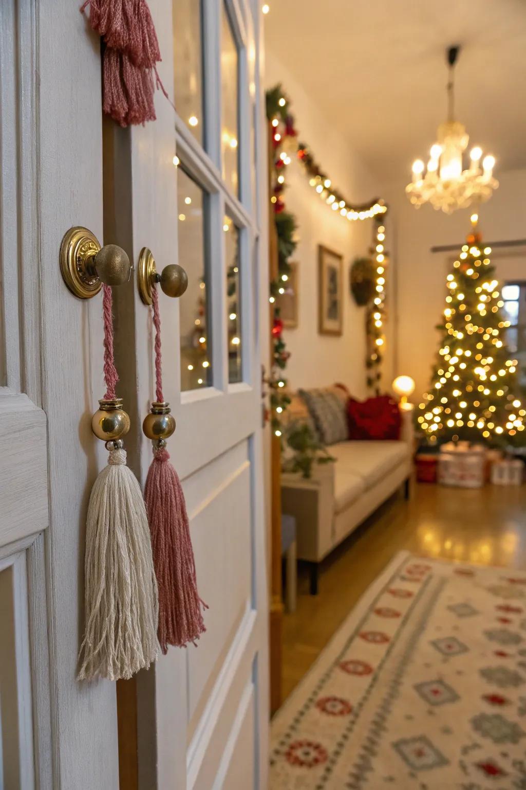 Lively ornaments adding a celebratory detail around the home.