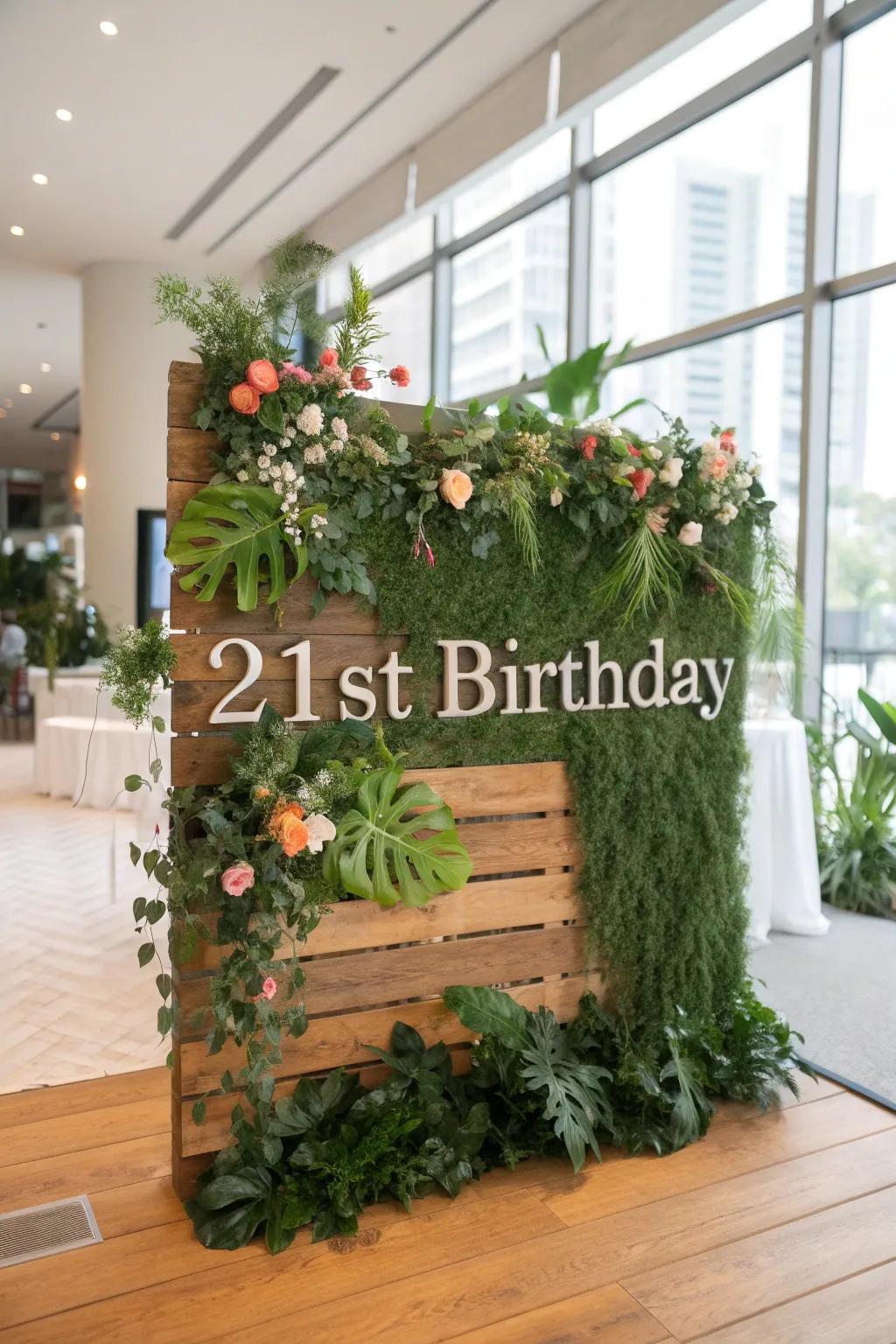 Plant decorations bring a touch of nature inside your home.