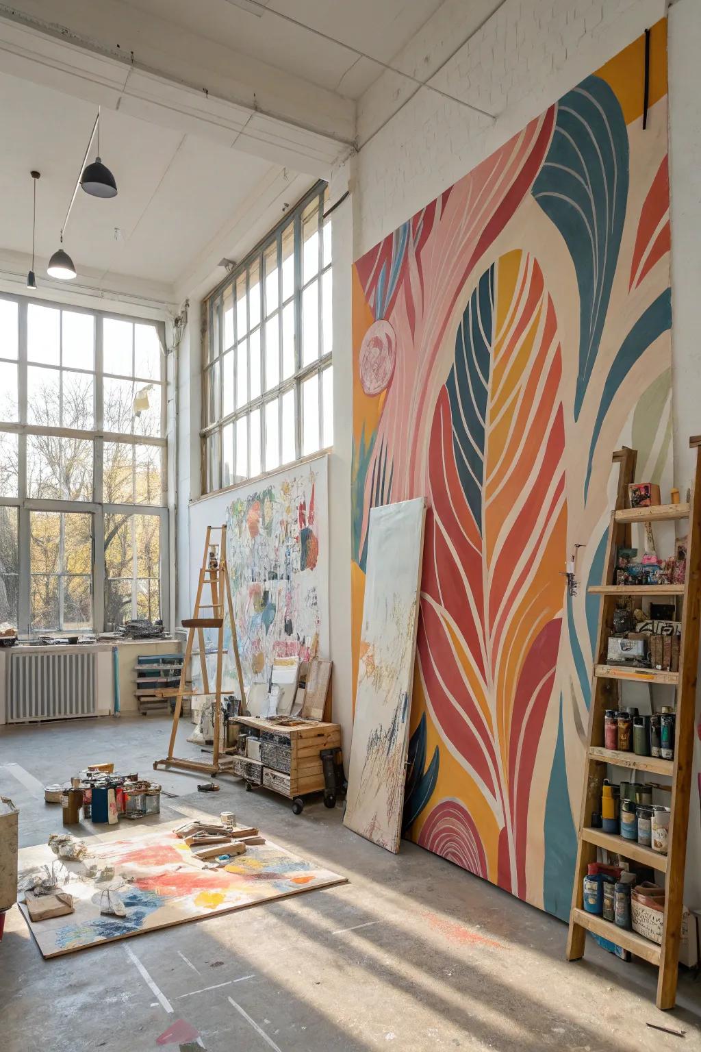 Artistic strokes celebrate ingenuity and storytelling.