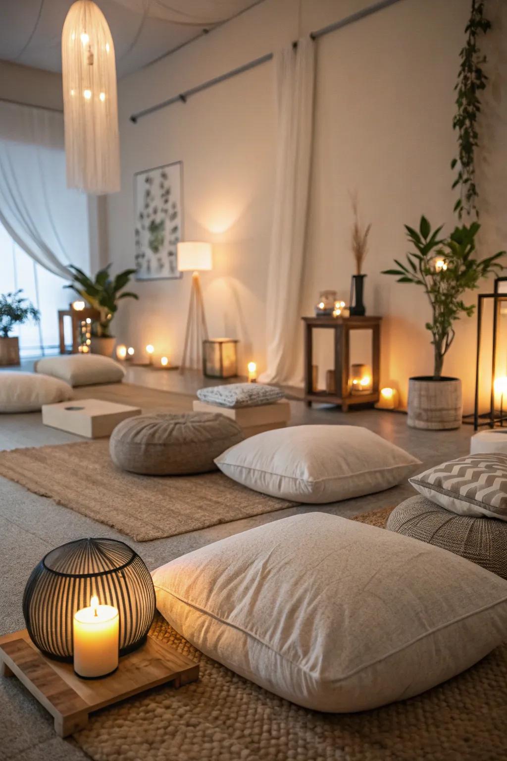 Meditation adds a dimension of peace to your spa day.