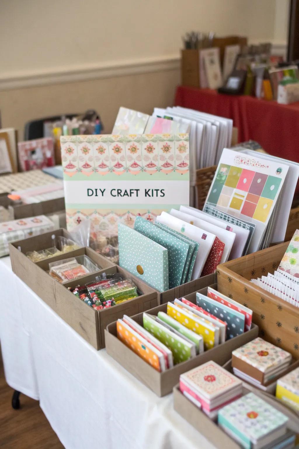 DIY artisanal sets inspire ingenuity exceeding the celebration.