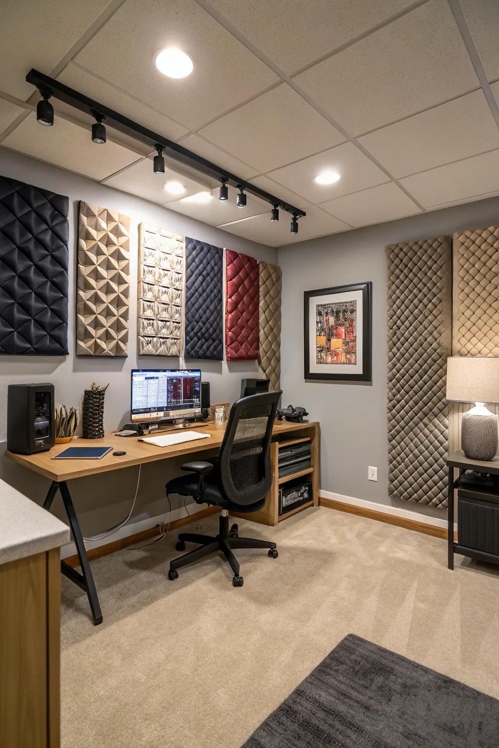 Sound quality and focus are improved in your workspace with acoustic boards.