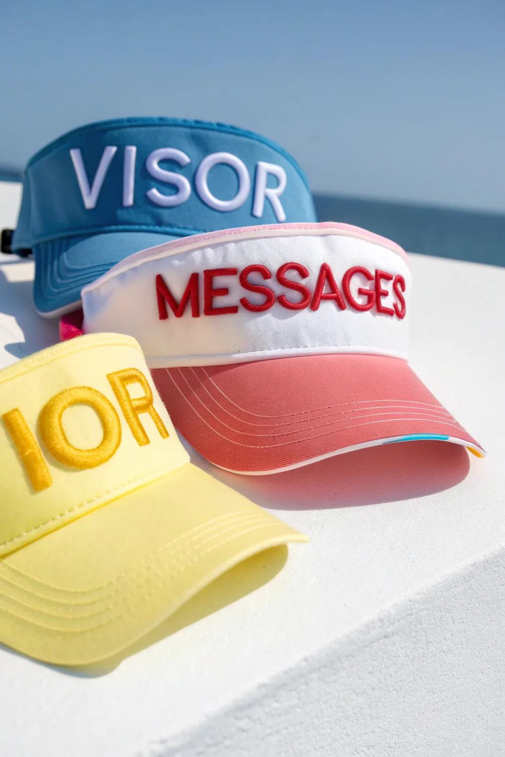 Sun protections offer stylish protection from the sun at seaside weddings.