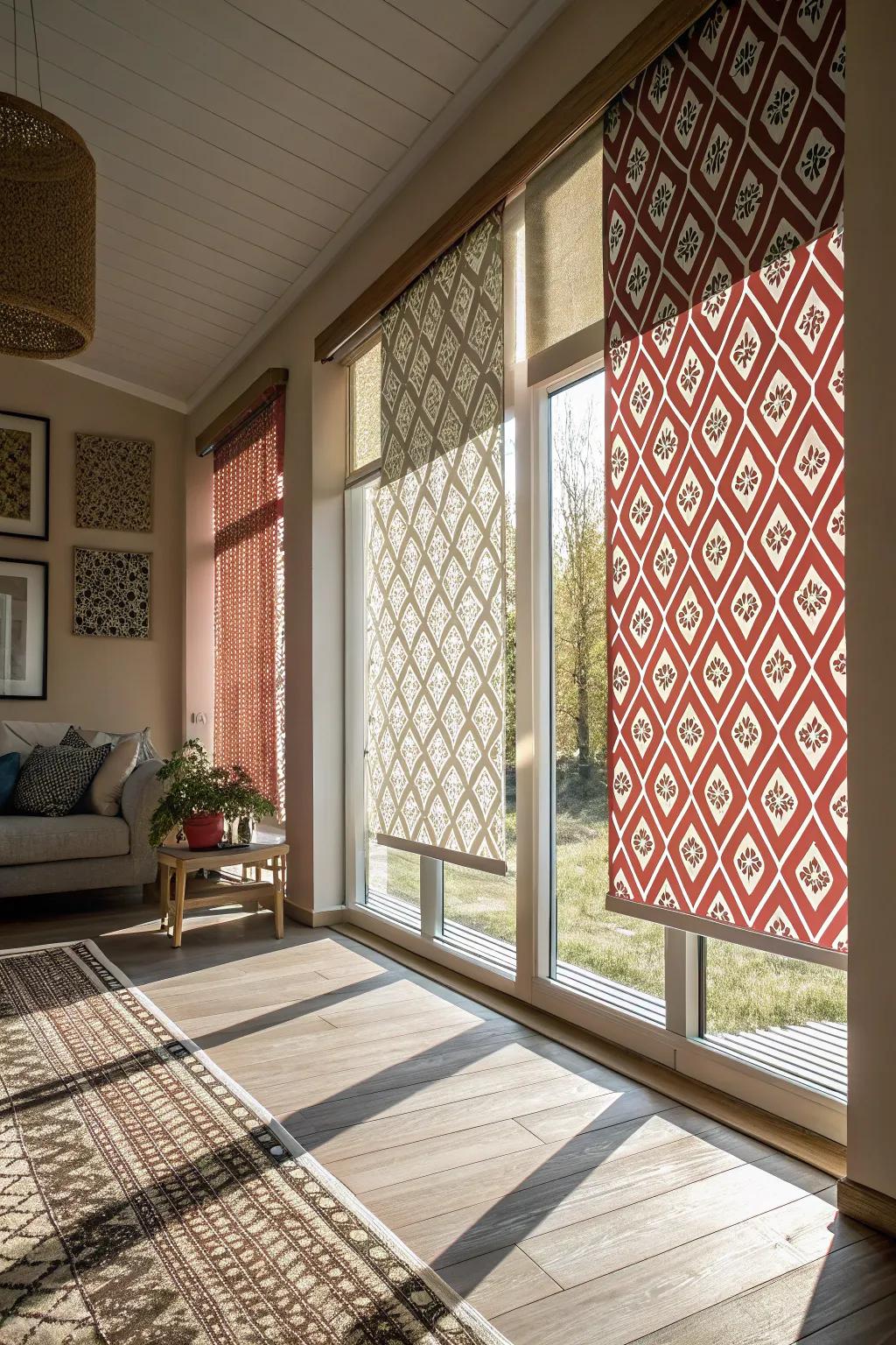 Patterned coverings that enchant and enhance any space.