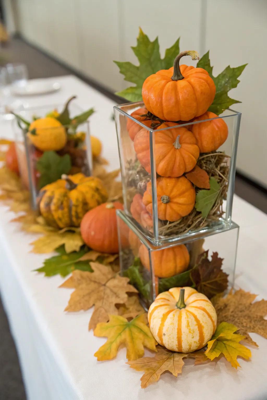 Incorporate an unexpected touch of sophistication through innovative crystal displays.