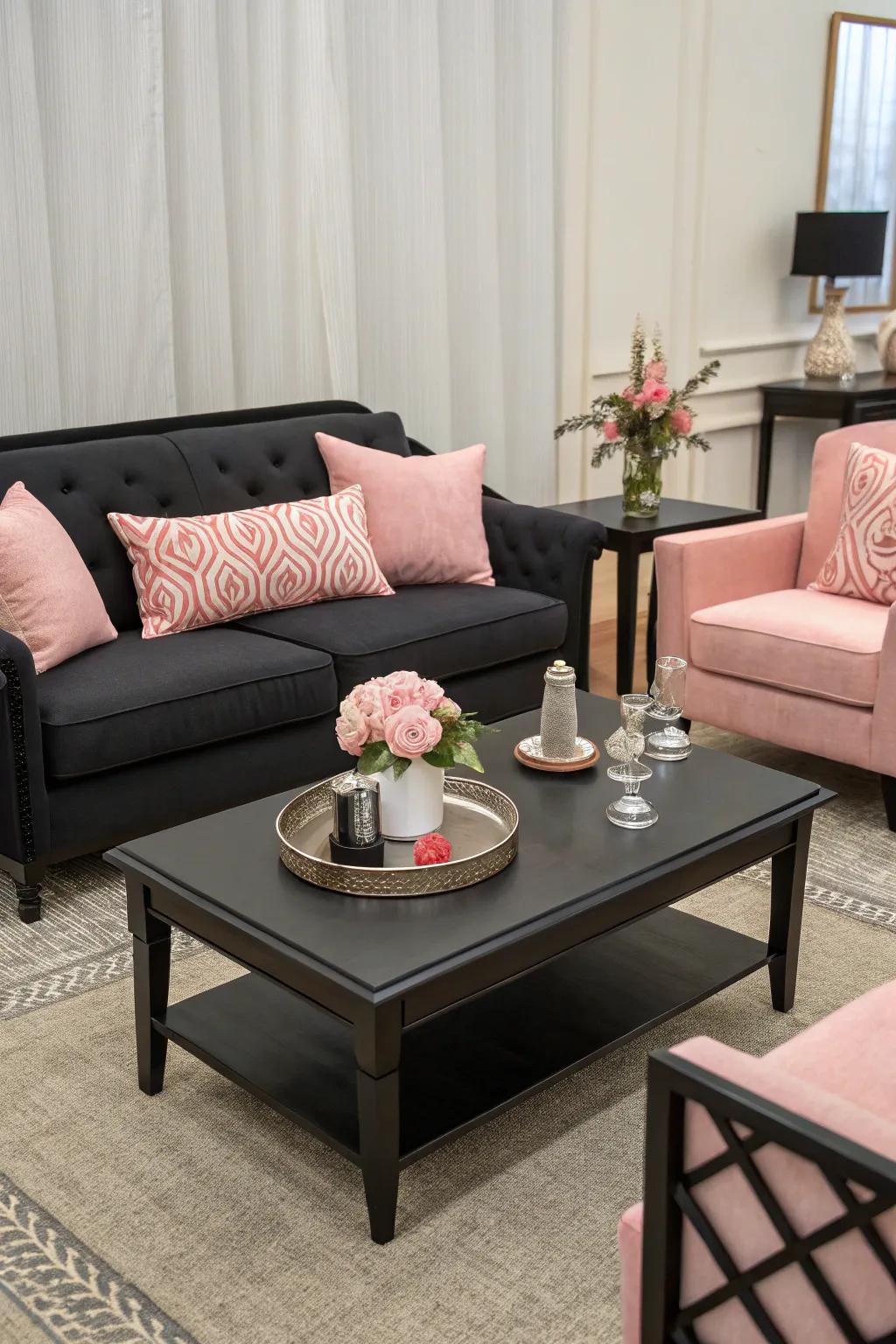 Flat paints offer a modern, subtle elegance.