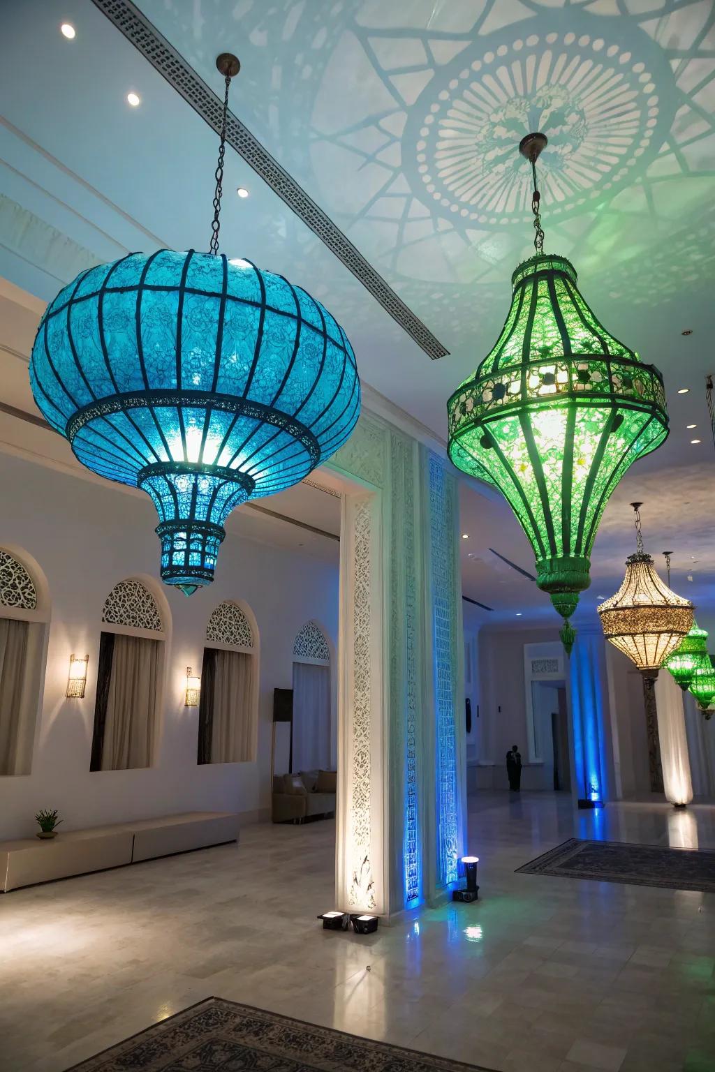 Impressive illumination enhances your aesthetic.