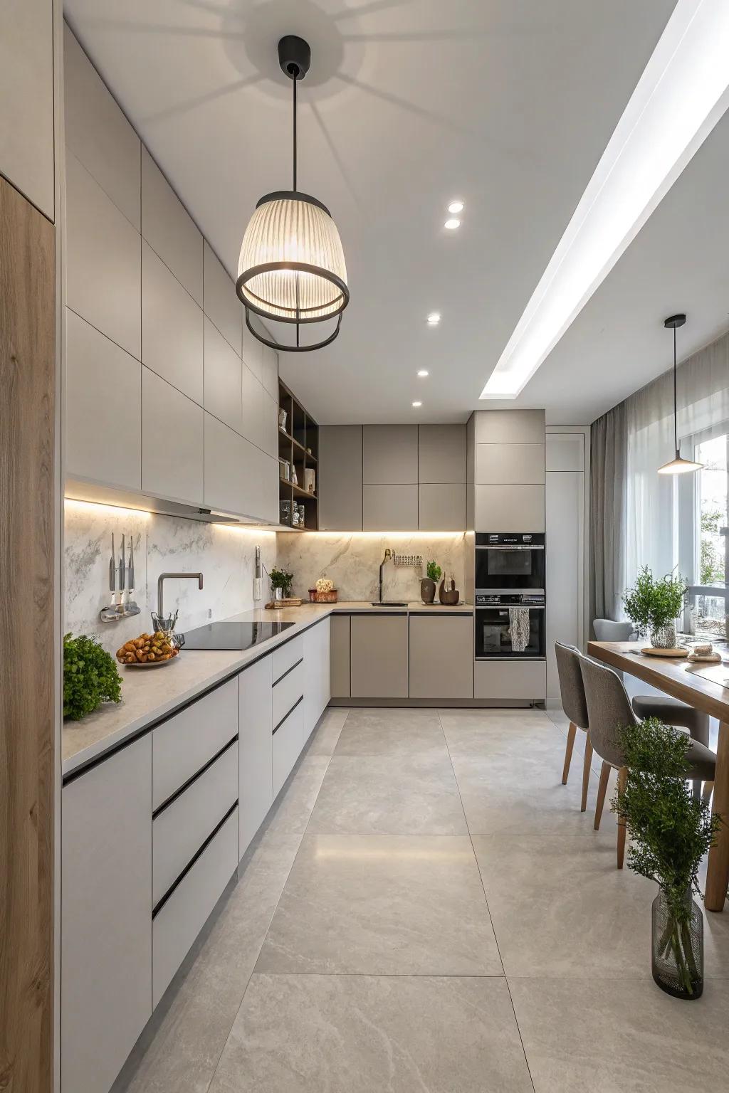 Scandinavian lights emphasize functionality and serenity.