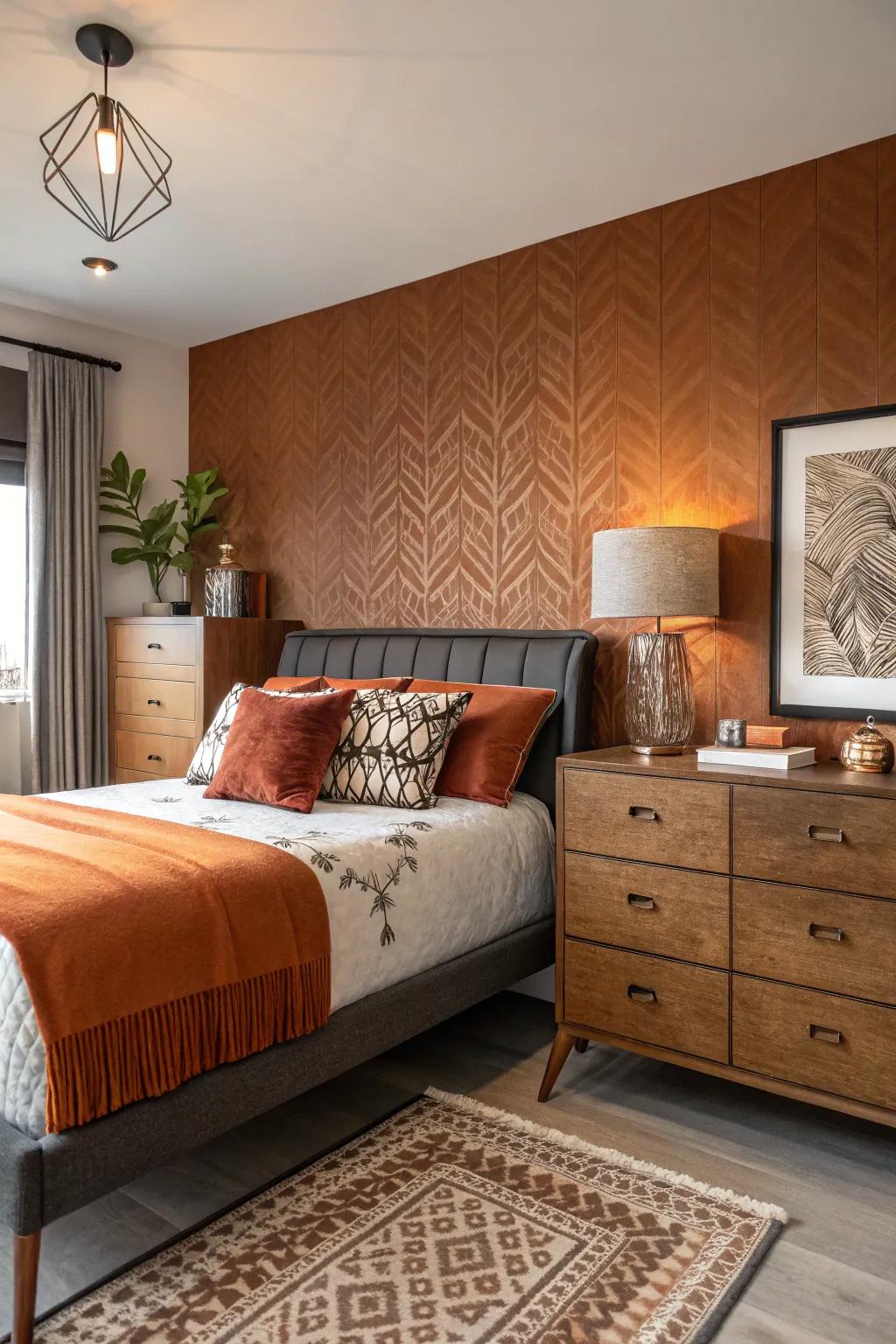 A fashionable fusion of contemporary and antique elements.