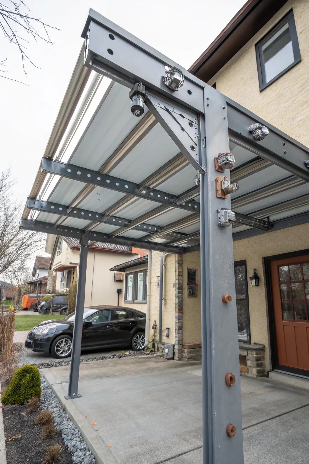 Modern industrial flair adds an urban edge to your home.