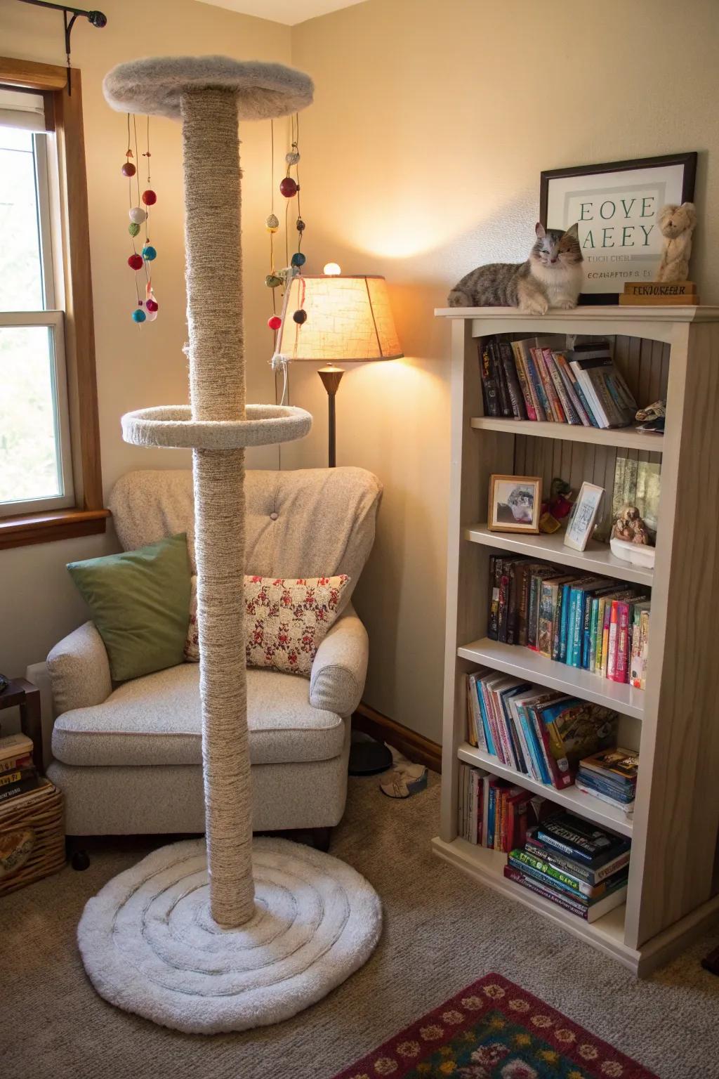 Corner trees make excellent use of space in smaller homes.