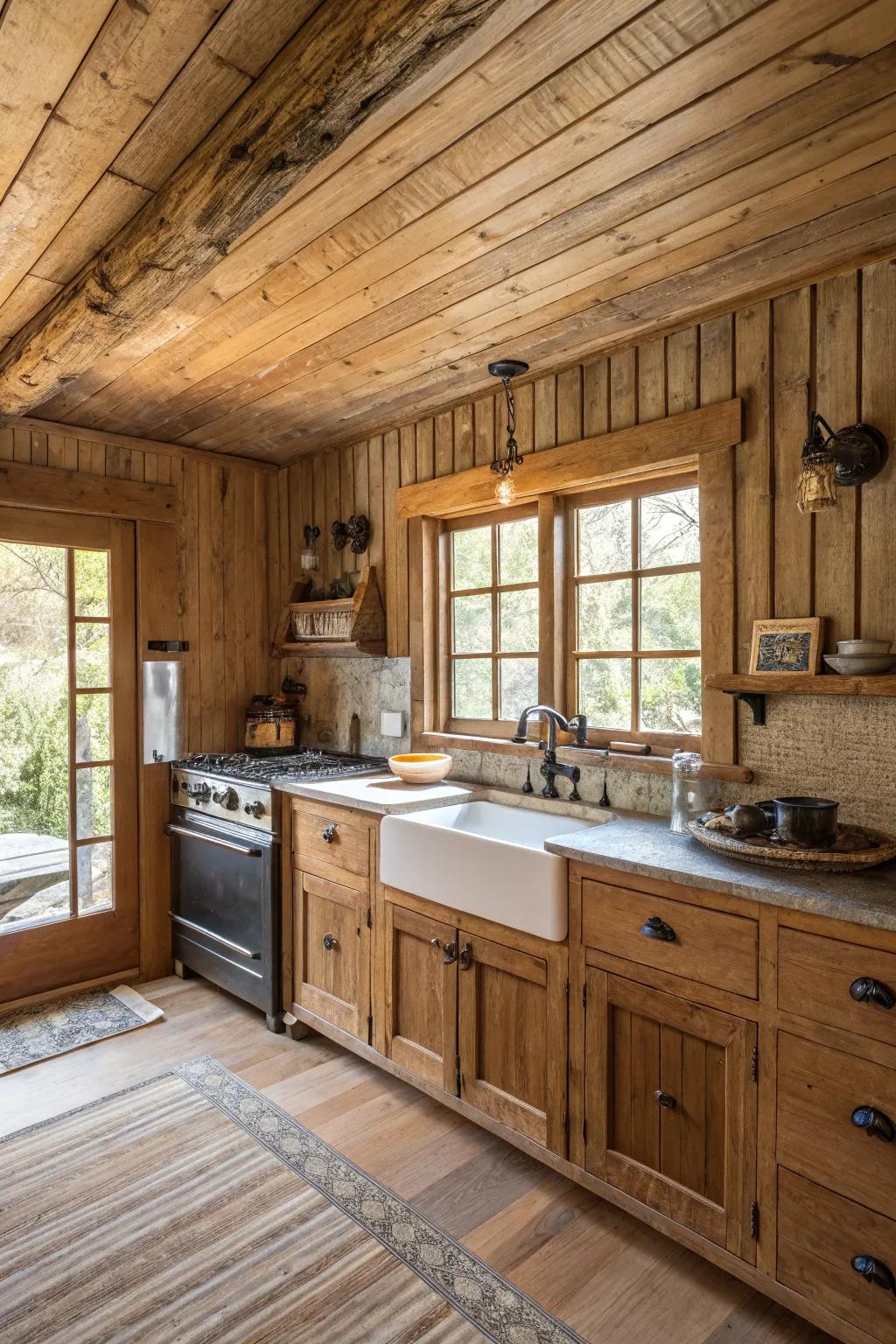 Infuse a rustic charm with the textured appeal of irregular brush designs.