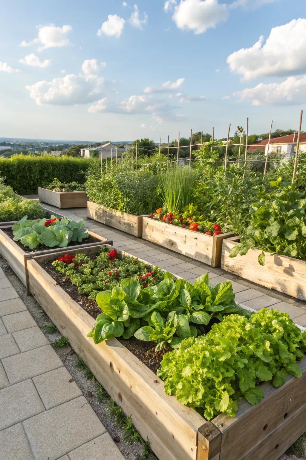 Elevated plots present a functional and enticing gardening resolution.