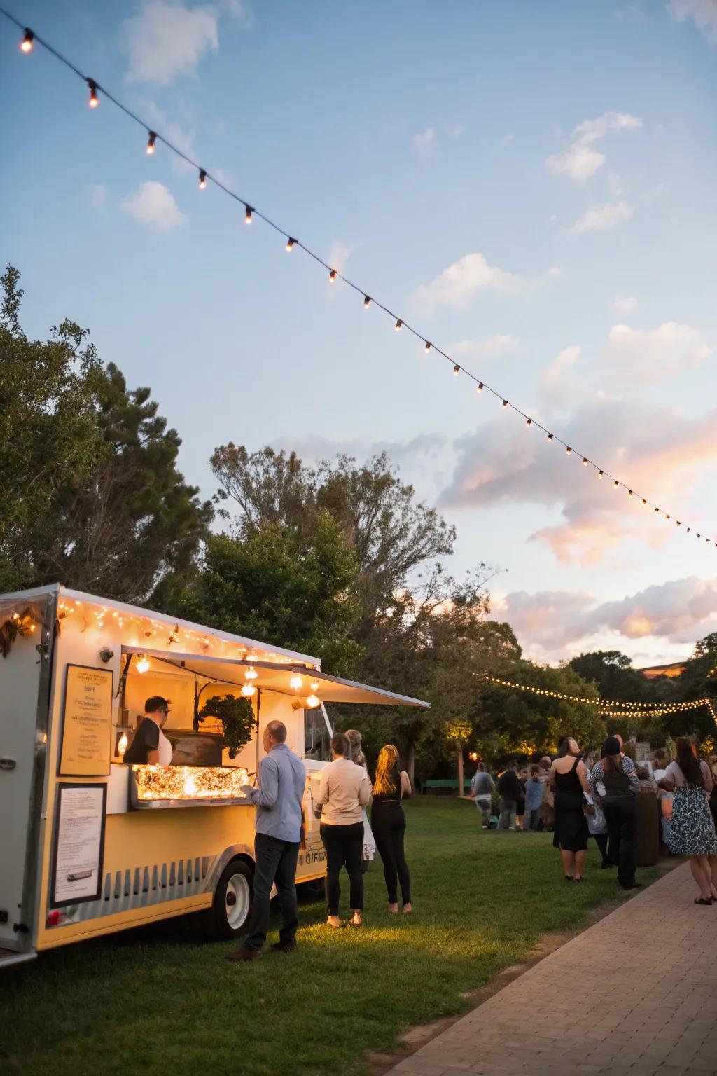 Incorporate fun and variety through inventive food selections.