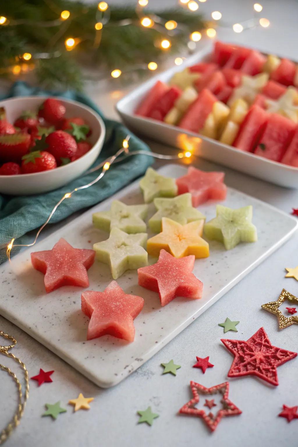 Starry fruit displays designed to introduce magic to your festivities.