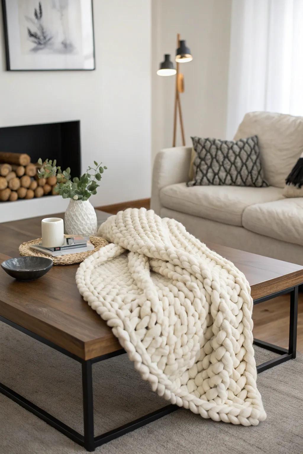 Striking contrast builds a bold and impressive focal point.
