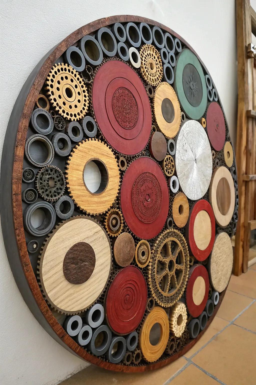 Espouse green principles through ecologically sound circle expression.