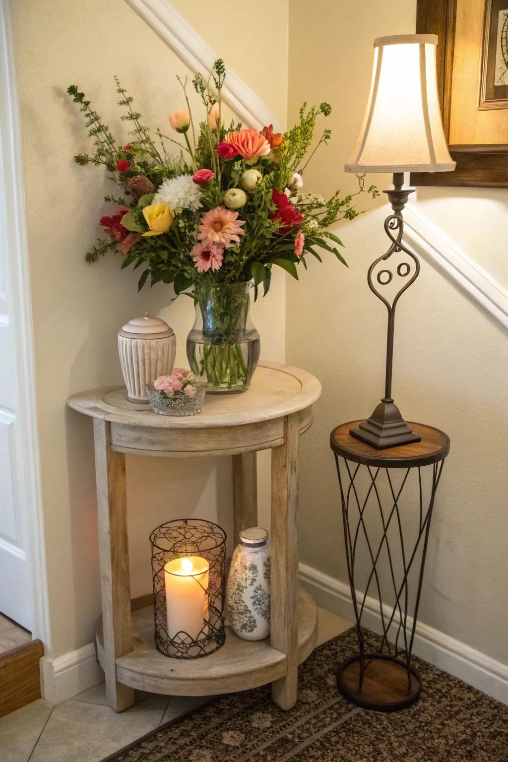 Add sophistication with a versatile accent table in your corner.