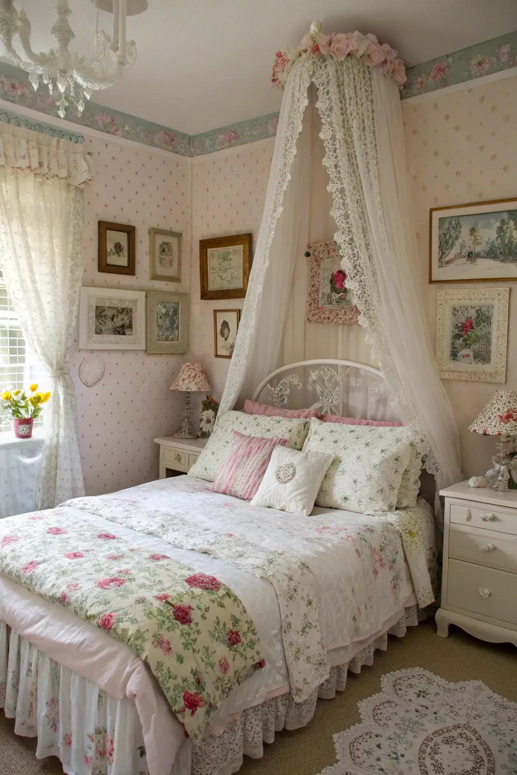 Netting and voluminous textiles inject whimsy and charm.