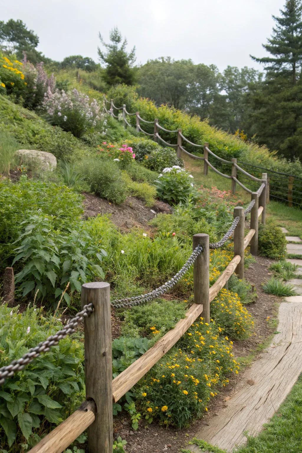 Variable heights add a playful element to your landscape's shapes.