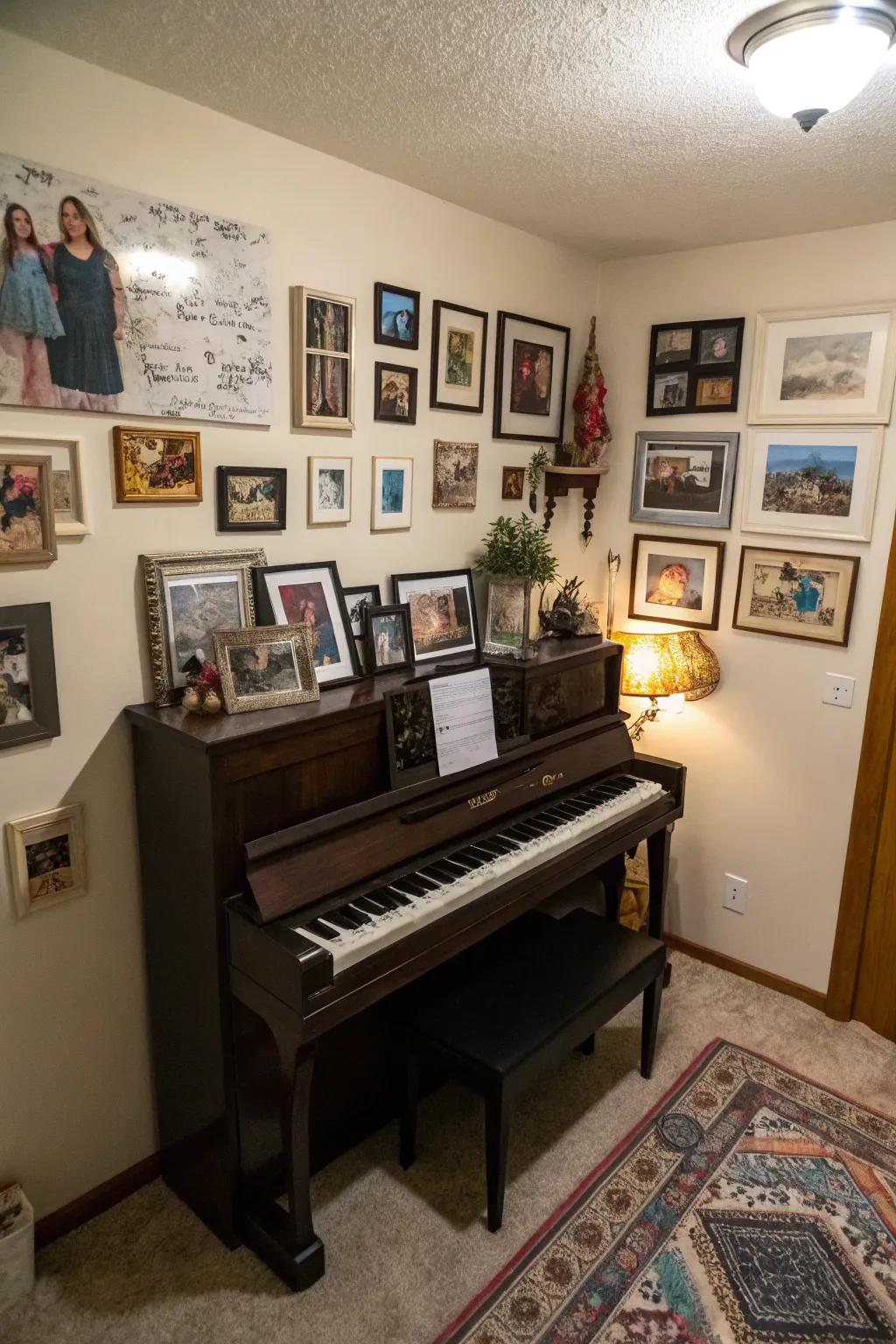 Personal decor brings about sentimental worth.