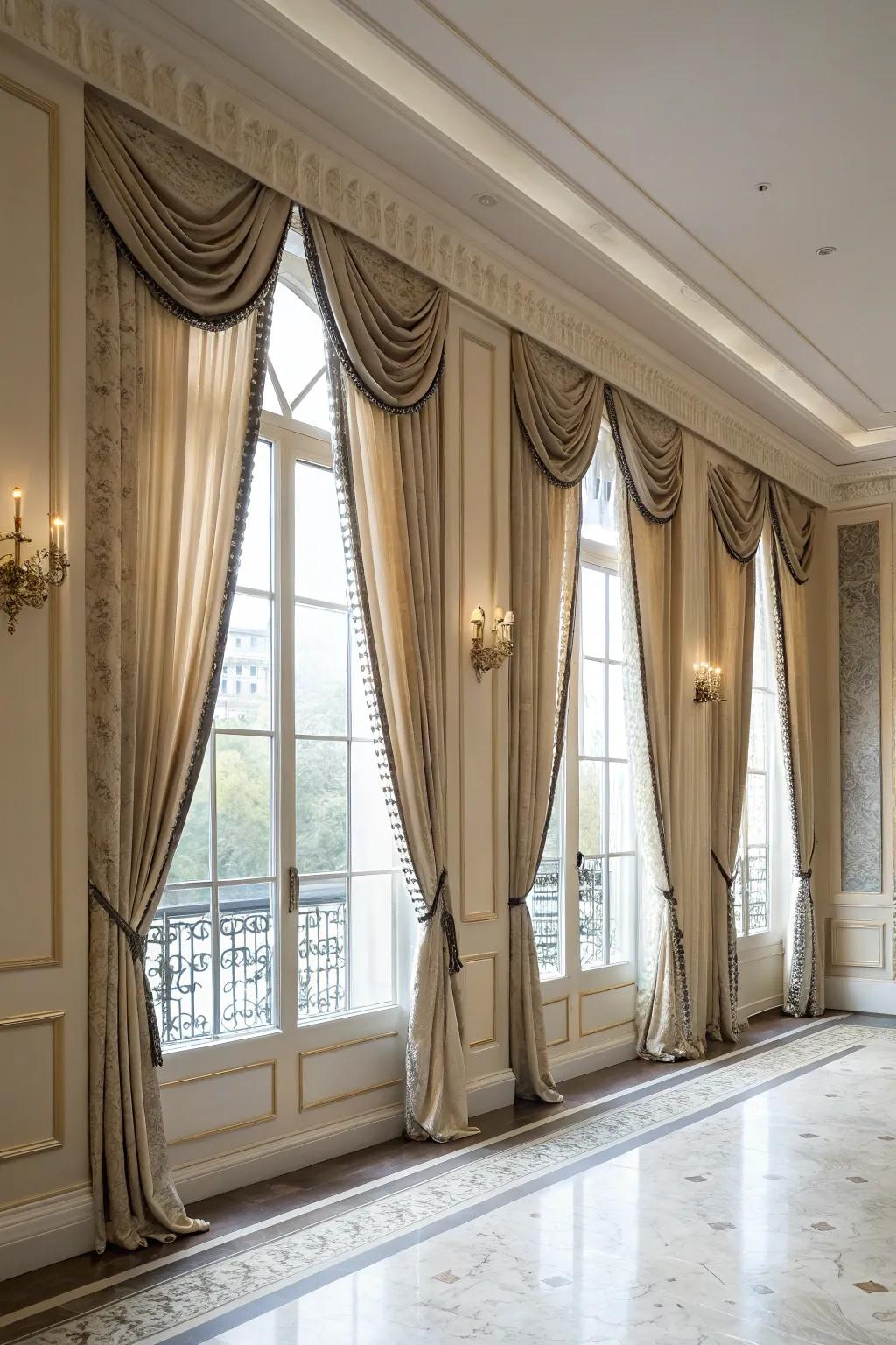 Tiebacks add elegance and functionality to your curtains.