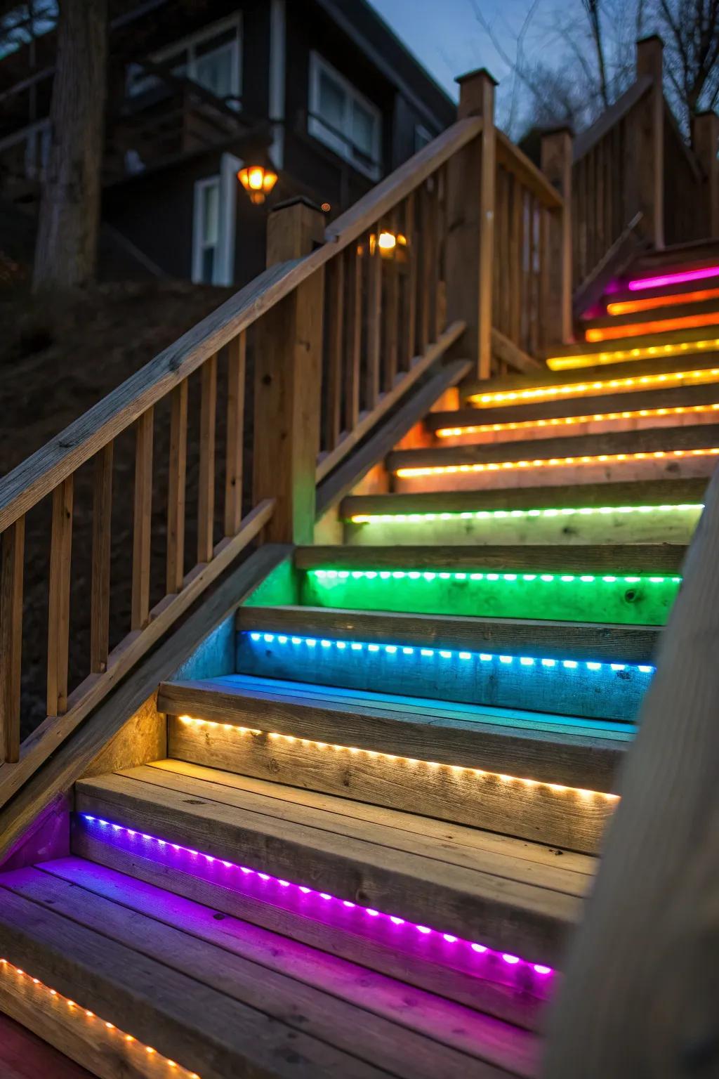 Colorful LEDs for festive occasions