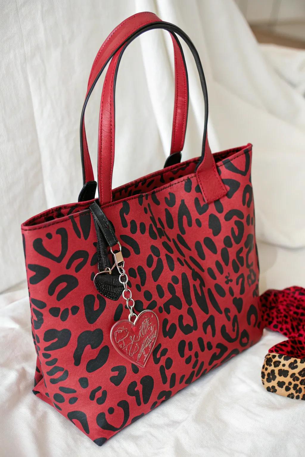 Fauna patterns impart an untamed, fashionable impression.