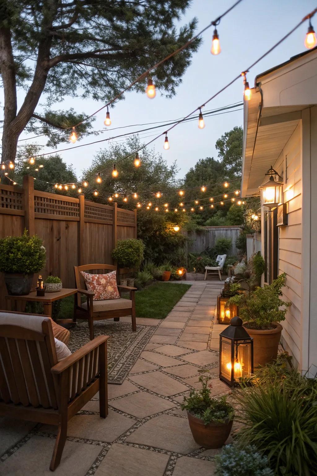 Transform your outdoor area with ornamental illumination.