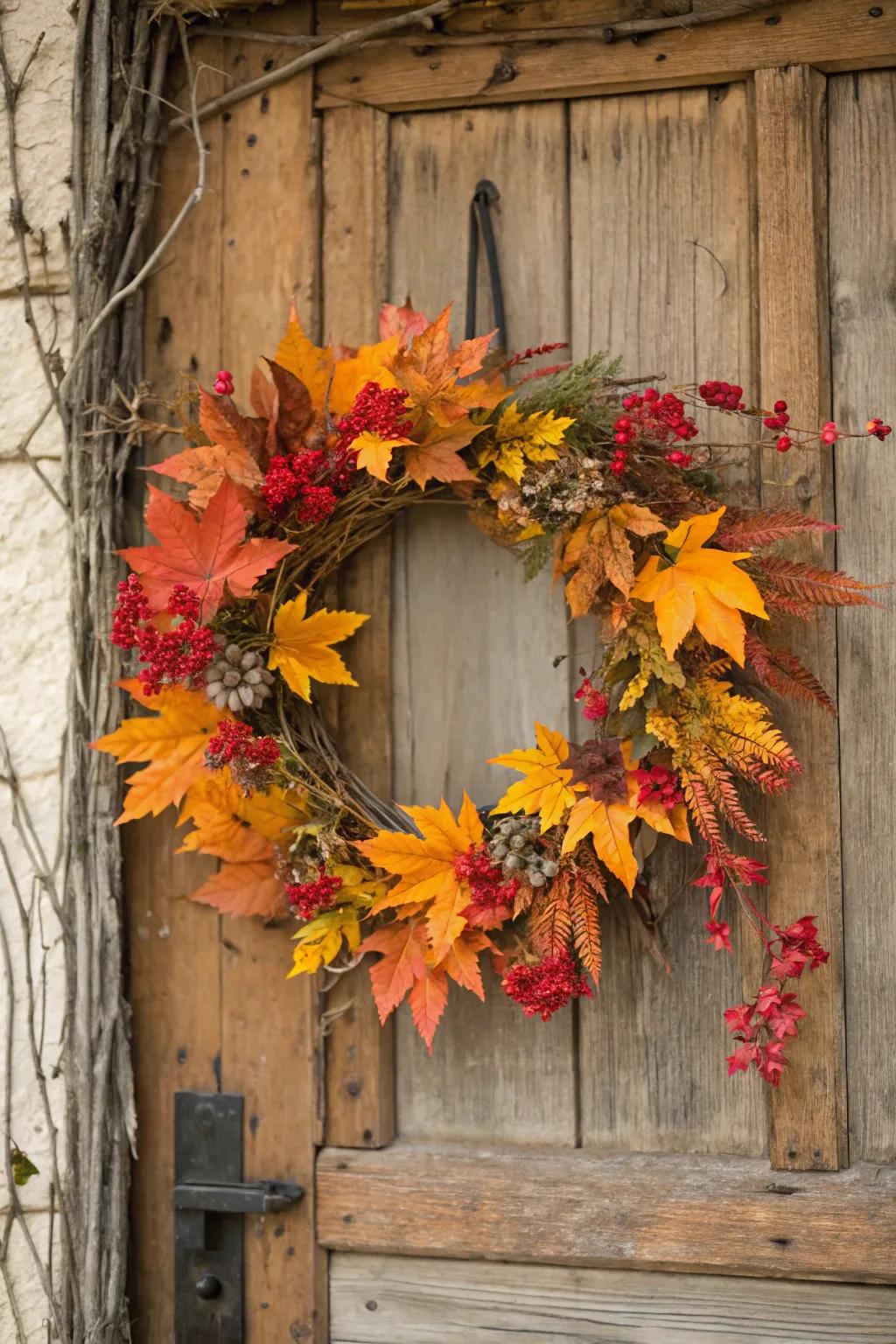 Seasonal chaplets infuse a celebratory aspect into domestic styling.