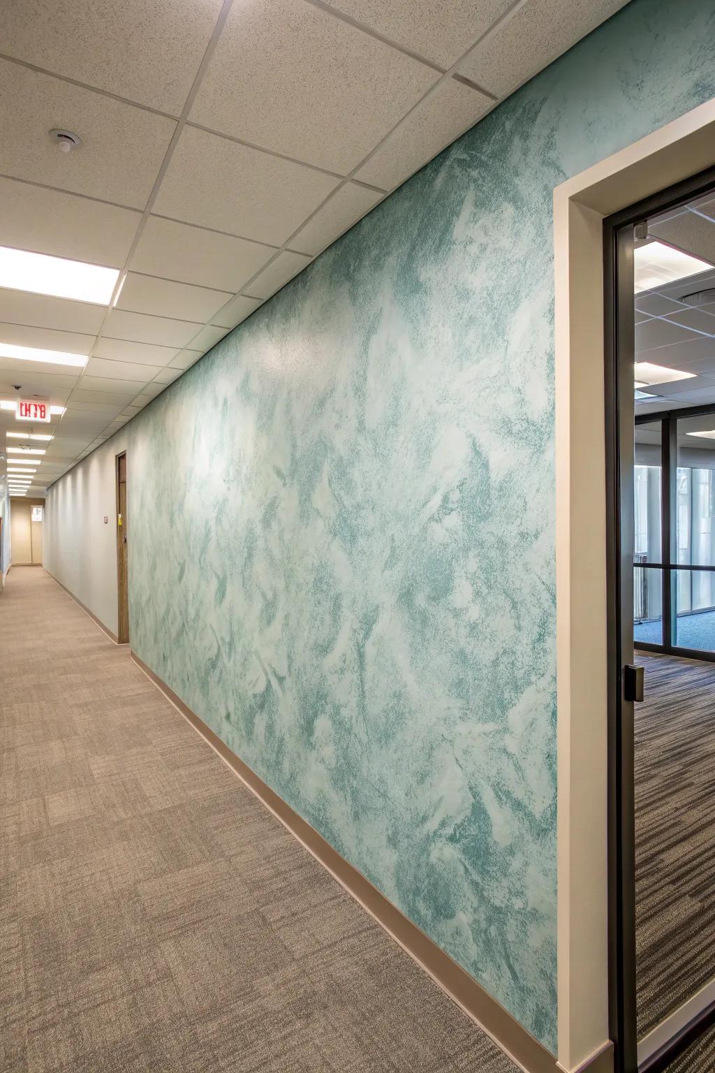 Porous application texture begets a tranquil vibe.