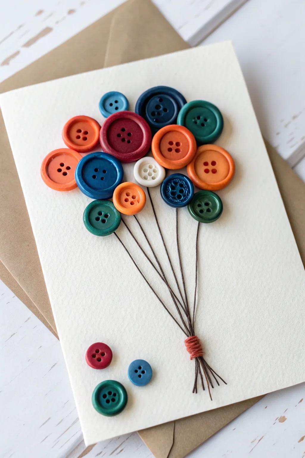 Formulate a heartfelt Father's Day card featuring a distinctive embellishment cluster for a straightforward yet striking articulation.