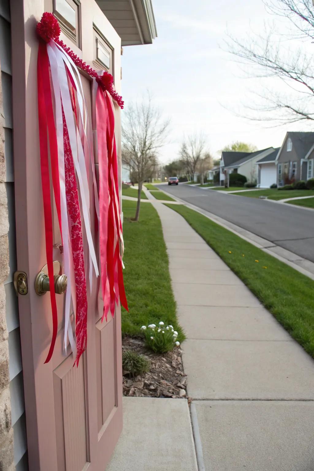 Incorporate motion with a fall of vibrant embellishments.