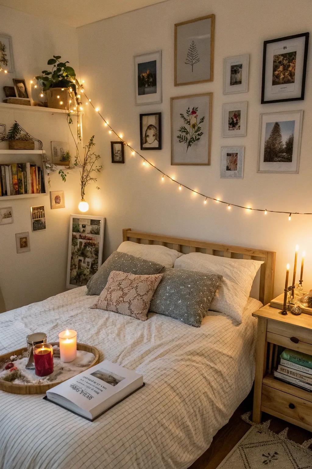 Personal touches add warmth and character.