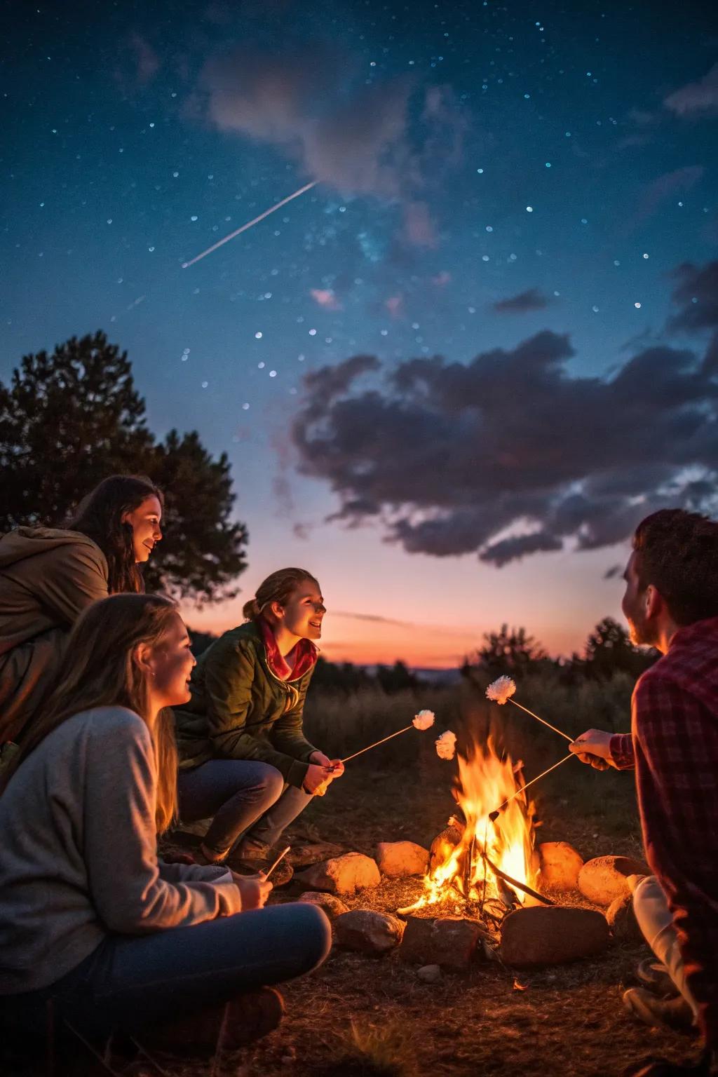 Having a fire pit is a great way to cap off a fall day.