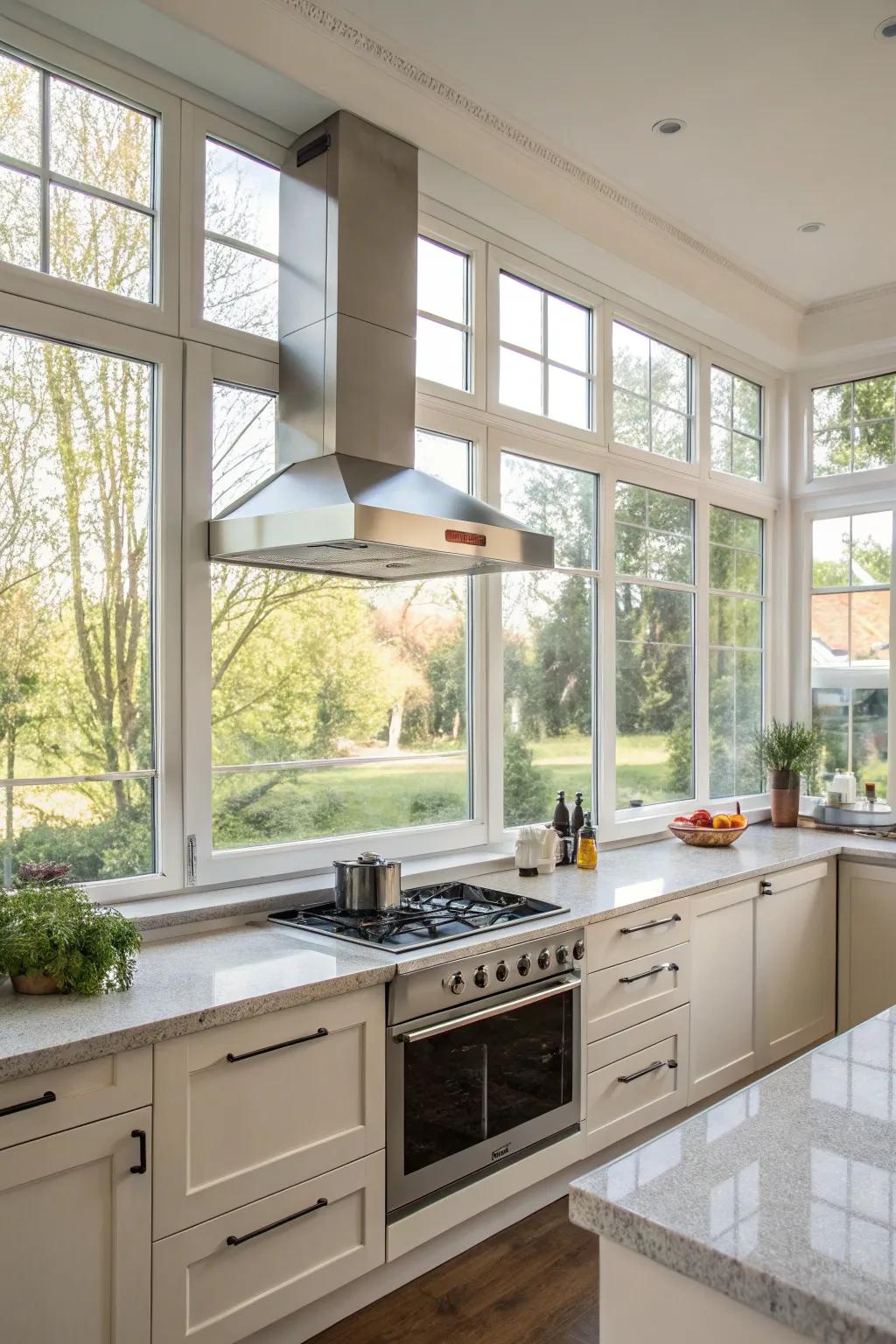 Keep it fresh: Effective ventilation promotes an enjoyable cooking experience.