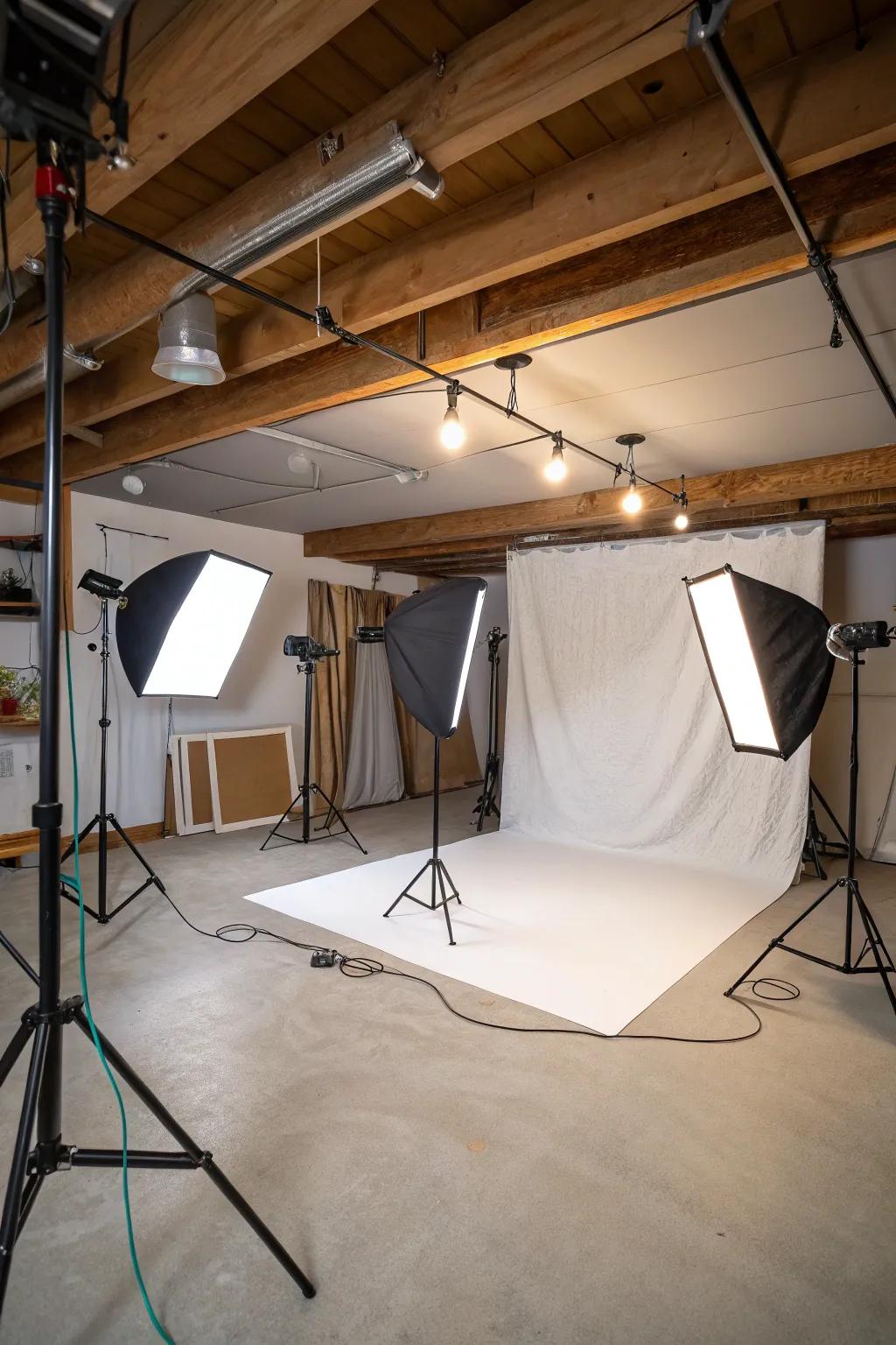 Capture stunning shots in your own photo studio.