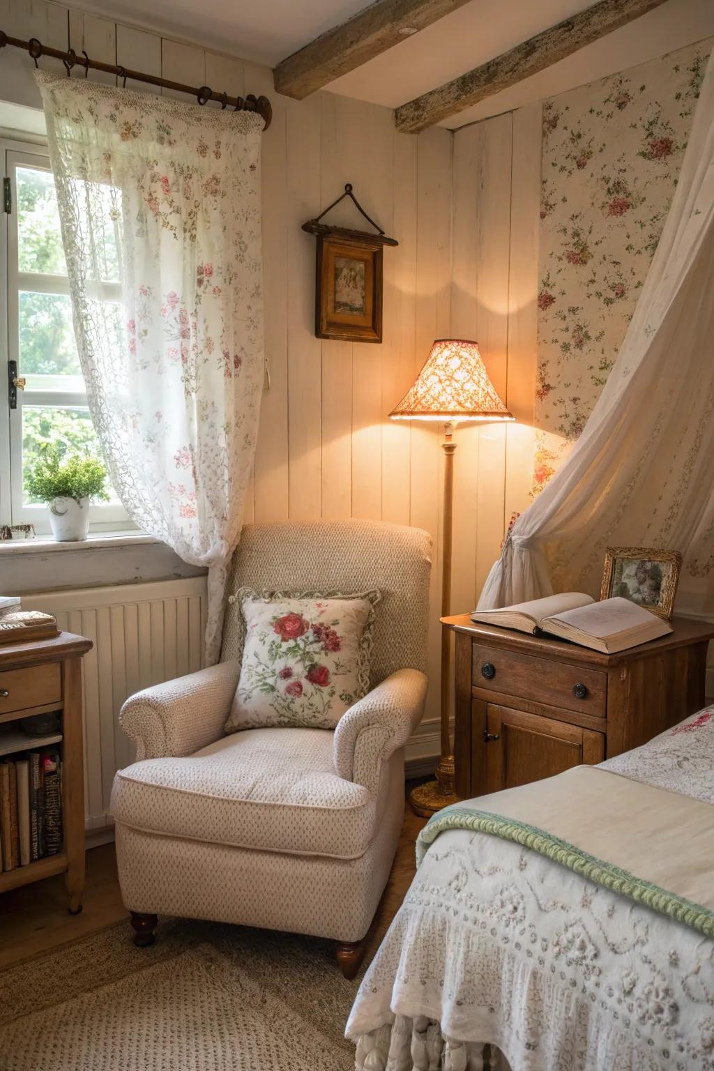 A study space delivers a personal getaway within your bedroom.