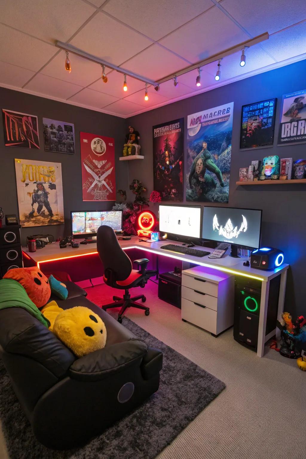 Decorate with your game.