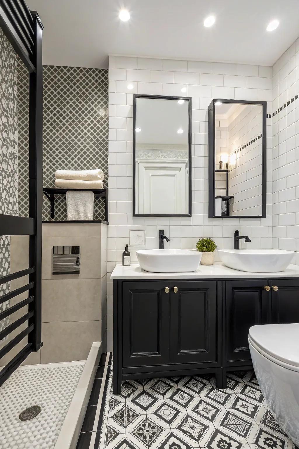 A monochrome palette provides a remarkable yet cohesive aesthetic.