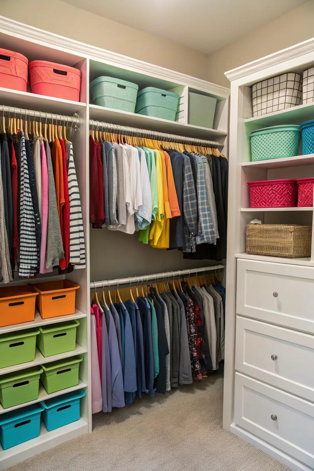 Enhance storage by optimizing every inch of accessible space.