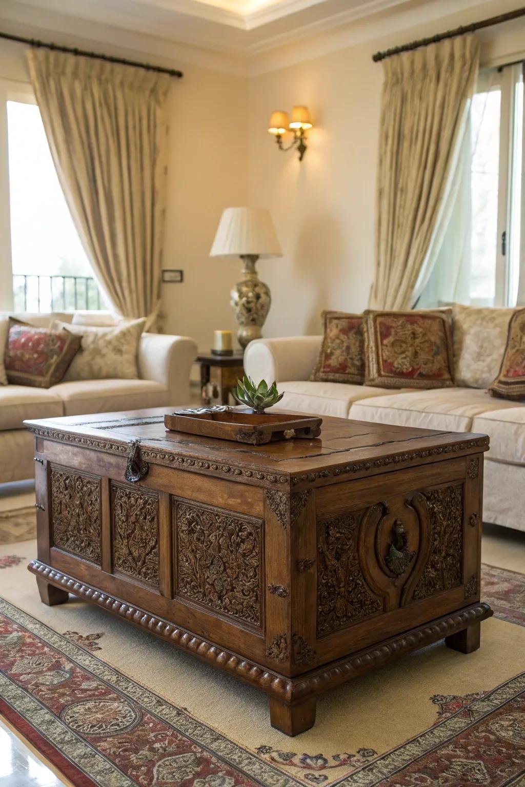 Vintage finds inject a sense of character and history into home decor.