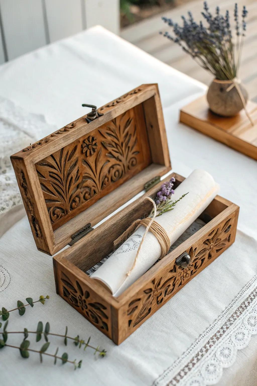 Unlock a day of love with a handcrafted riddle quest box—where every clue leads to a heartwarming surprise.