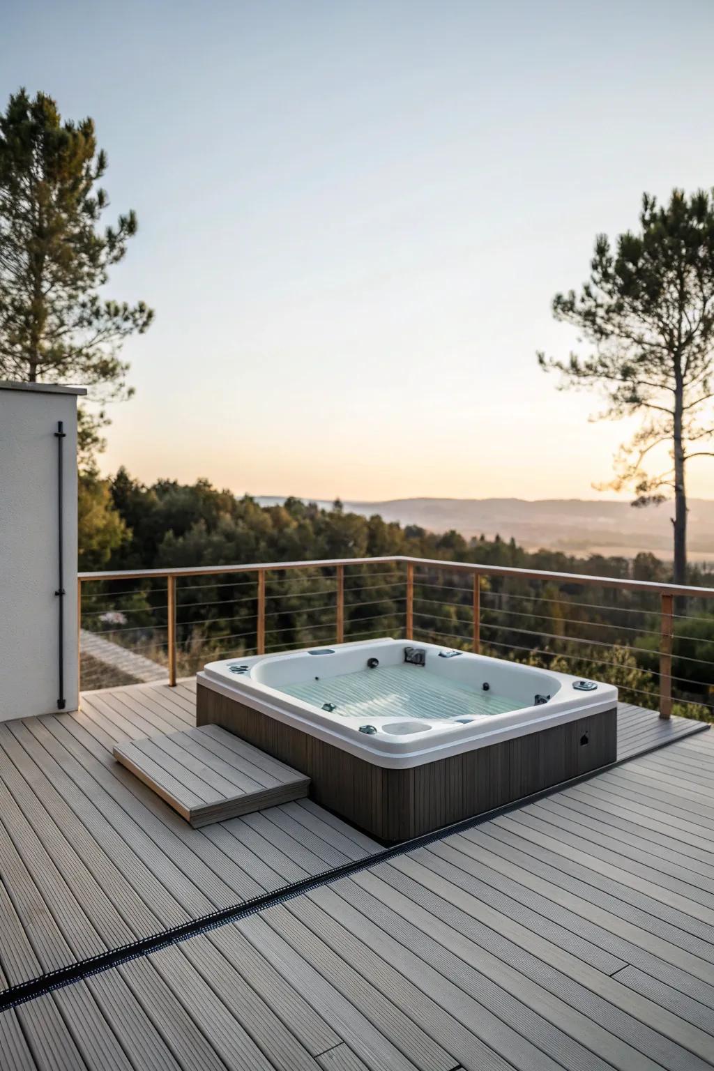 Subtle design focuses on peace and simplicity.