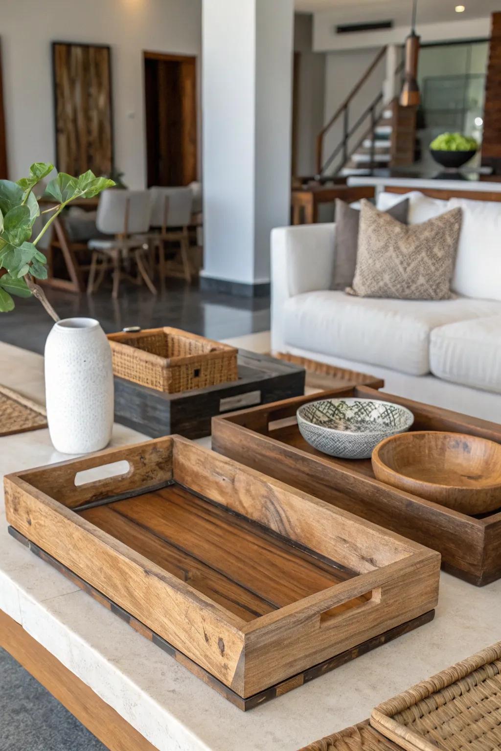 Combining rustic and contemporary aesthetics for a harmonious seasonal appearance.