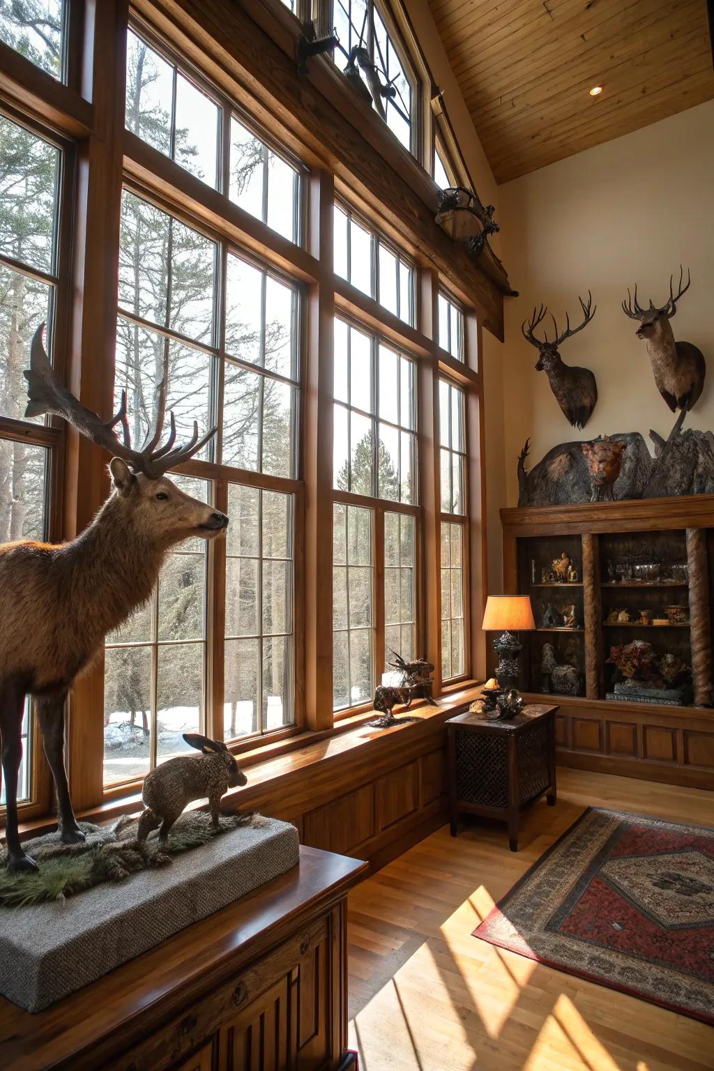 Sunlight enhances the finest aspects of your room's aesthetic.