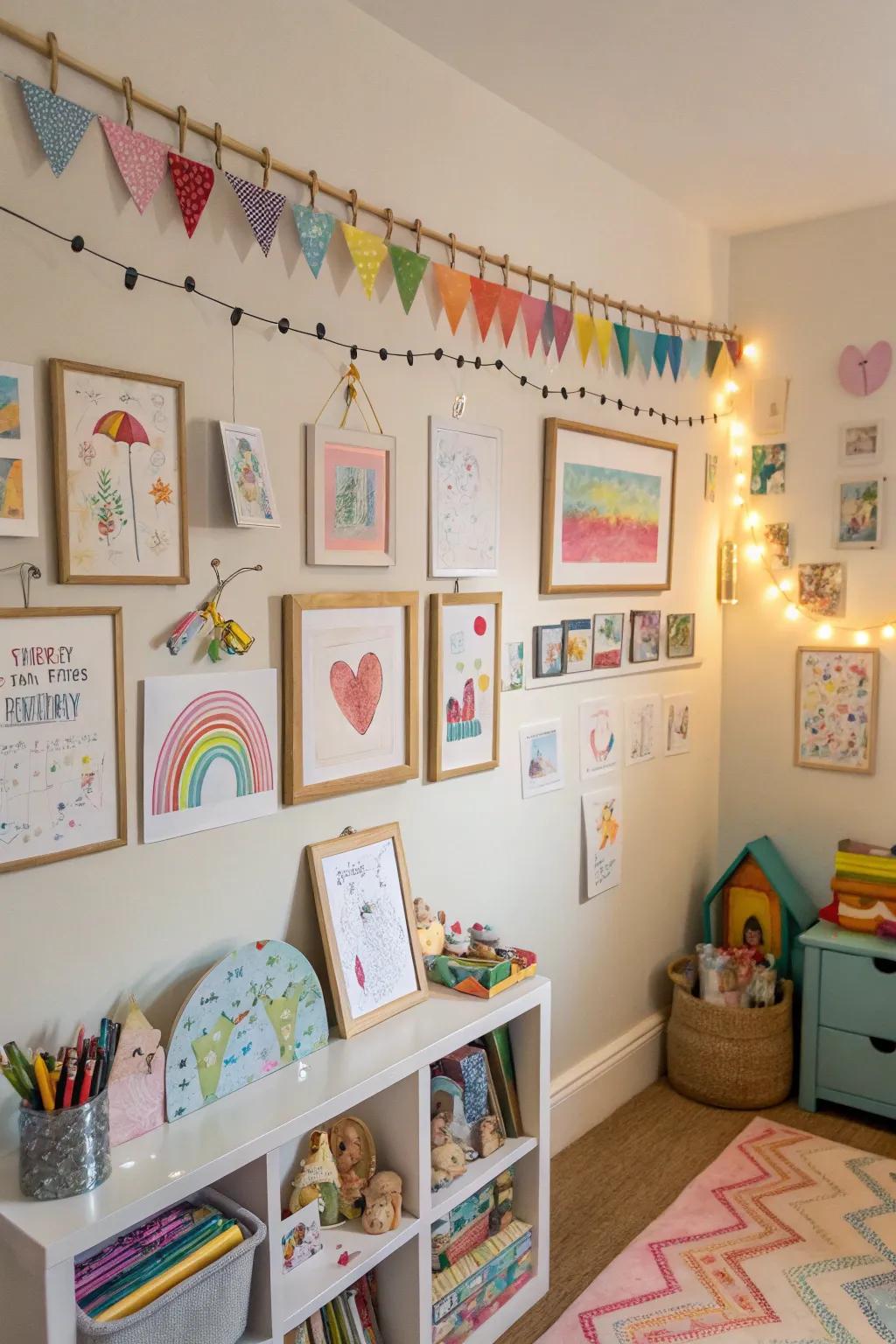 Self-made art shows boost confidence and originality.