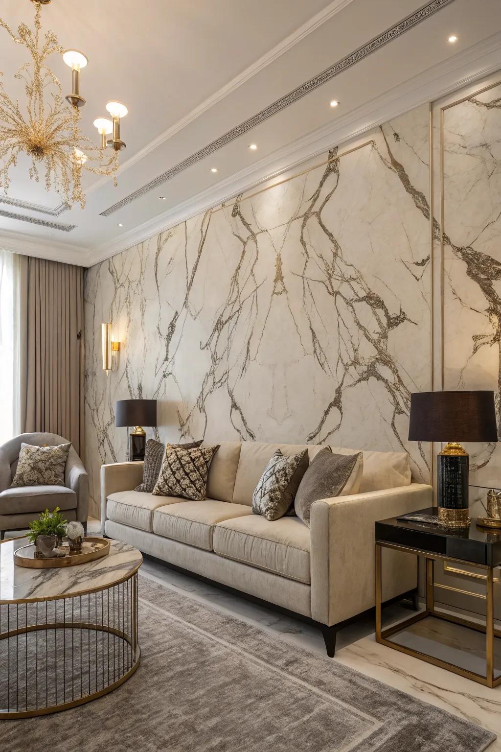 Patterned wallpaper provides versatile and impactful options.